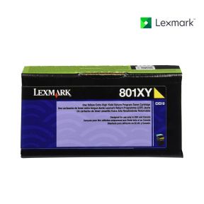 Lexmark 80C1XY0 Yellow Toner Cartridge For Lexmark CX510de, Lexmark CX510dhe, Lexmark CX510dthe