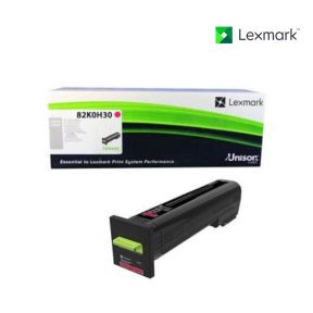 Lexmark 82K0H30 Magenta Toner Cartridge For Lexmark CX820de, Lexmark CX820dtfe, Lexmark CX825de, Lexmark CX825dte, Lexmark CX825dtfe, Lexmark CX860de, Lexmark CX860dte