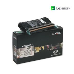 Lexmark C5220KS Black Toner Cartridge  For Lexmark C522,  Lexmark C522n,  Lexmark C524,  Lexmark C524dn,  Lexmark C524dtn,  Lexmark C524n,  Lexmark C530,  Lexmark C530dn