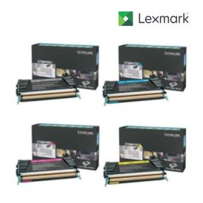 Lexmark C5342KX-Black|C5342CX-Cyan|C5342MX-Magenta|C5342YX-Yellow 1 Set Standard Toner Cartridge For Lexmark C534, Lexmark C534dn ,Lexmark C534dtn, Lexmark C534n