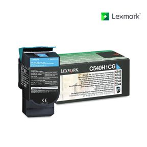 Lexmark C540H1CG Cyan Toner Cartridge For Lexmark C540 dw,  Lexmark C540n,  Lexmark C543,  Lexmark C543dn , Lexmark C544dn,  Lexmark C544dtn,  Lexmark C544dw,  Lexmark C544n,  Lexmark C546dtn