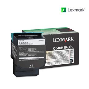 Lexmark C540H1KG Black Toner Cartridge For Lexmark C540 dw,  Lexmark C540n,  Lexmark C543,  Lexmark C543dn,  Lexmark C544dn , Lexmark C544dtn,  Lexmark C544dw,  Lexmark C544n,  Lexmark C546dtn