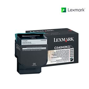 Lexmark C540H2KG Black Toner Cartridge For Lexmark C540 dw,  Lexmark C540n,  Lexmark C543,  Lexmark C543dn,  Lexmark C544dn,  Lexmark C544dtn,  Lexmark C544dw,  Lexmark C544n,  Lexmark C546dtn