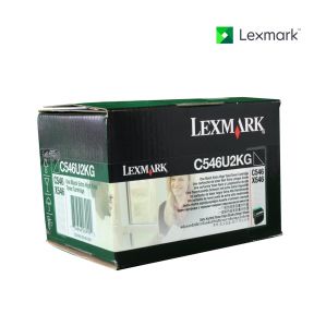 Lexmark C546U2KG Black Toner Cartridge For  Lexmark C546dtn, Lexmark X546, Lexmark X546 MFP, Lexmark X546dtn, Lexmark X548de, Lexmark X548dte
