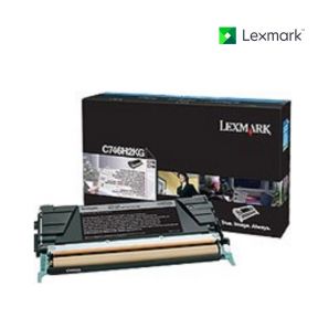 Lexmark C746H2KG Black Toner Cartridge For Lexmark C746dn, Lexmark C746dtn, Lexmark C746n, Lexmark C748de, Lexmark C748dte, Lexmark C748e