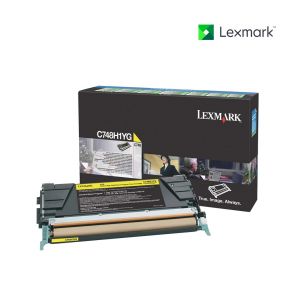 Lexmark C748H1YG Yellow Toner Cartridge For Lexmark C748de, Lexmark C748dte, Lexmark C748e