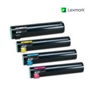 Lexmark C930H2KG-Black|C930H2CG-Cyan|C930H2MG-Magenta|C930H2YG-Yellow High Yield Toner Cartridge Set For Lexmark C935dn, Lexmark C935dtn, Lexmark C935dttn, Lexmark C935hdn