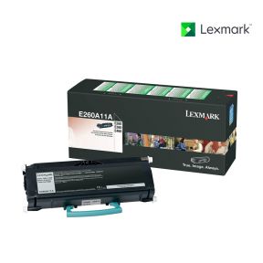 Lexmark E260A11A Black Toner Cartridge For Lexmark E260,  Lexmark E260 dt , Lexmark E260 dtn , Lexmark E260d , Lexmark E260dn,  Lexmark E360 dtn , Lexmark E360d
