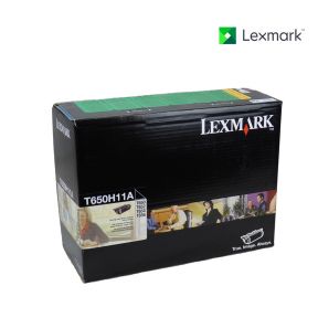 Lexmark T650H11A Black Toner Cartridge For Lexmark T650,  Lexmark T650dn,  Lexmark T650dtn,  Lexmark T650n,  Lexmark T652,  Lexmark T652dn,  Lexmark T652dtn,  Lexmark T652n