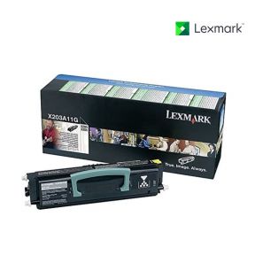 Lexmark X203A11G Black Toner Cartridge For  Lexmark X203N, Lexmark X204N, Lexmark X204n MFP