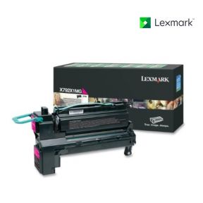 Lexmark X792X1MG Magenta Toner Cartridge For  Lexmark X792de, Lexmark X792dte, Lexmark X792dtfe, Lexmark X792dtme, Lexmark X792dtpe, Lexmark X792dtse, Lexmark XS796de