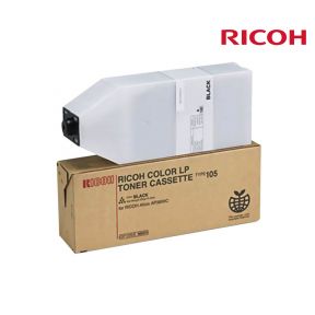 Ricoh 105 Black Original Toner For Ricoh Aficio AP3800, AP3850, CL7000, 7100 Printers