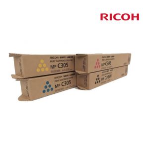 Ricoh C305 Toner Cartridge 1 Set | Black | Colour|For Ricoh Aficio MP C305SPF Printer