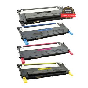 Samsung CLT-409s Compatible Toner Cartridge 1 Set | Black | Colour| For Samsung CLP-360, CLP-365, CLP-365W, CLX-3300, CLX-3305, CLX-3305FN, CLX-3305FW, CLX-3305W, Xpress SL-C410W, Xpress SL-C460FW, Xpress SL-C460FW, Xpress SL-C460W Printers