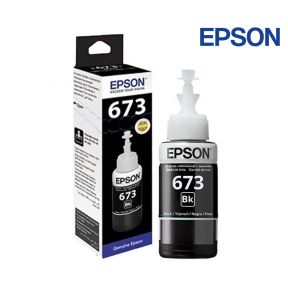 Epson 673 Black Original Ink Bottle 70ml For EPSON L800, L801, L805, L810, L850, L1800 Printers