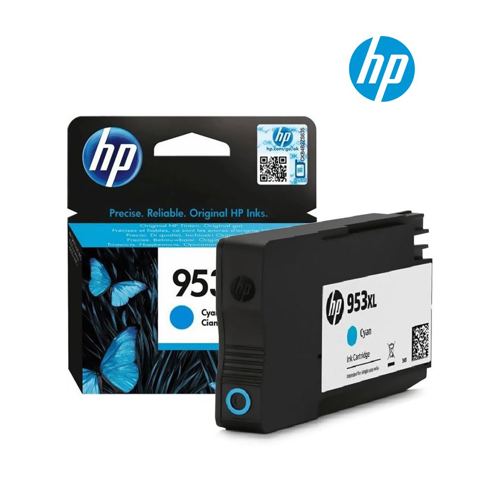 bar considerado Subvención HP 953 Cyan Ink Cartridge (F6U12A)