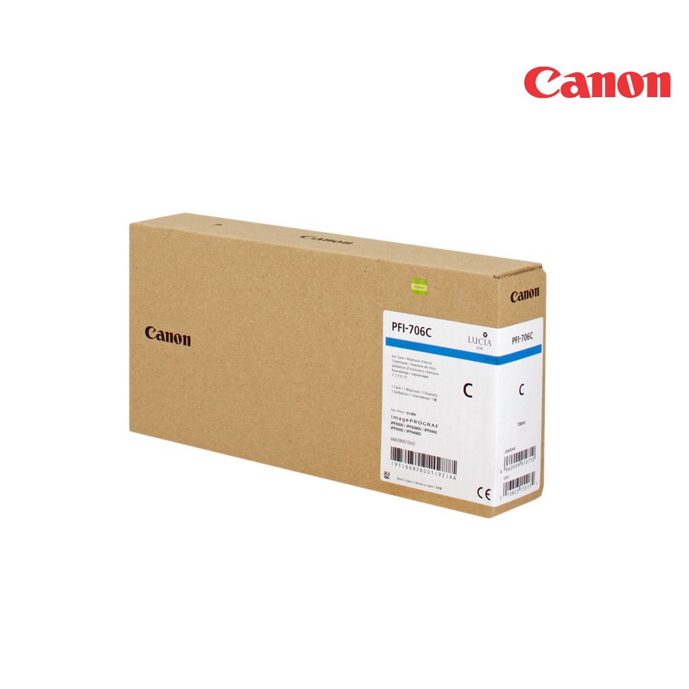CANON PFI-706C Cyan Ink Cartridge