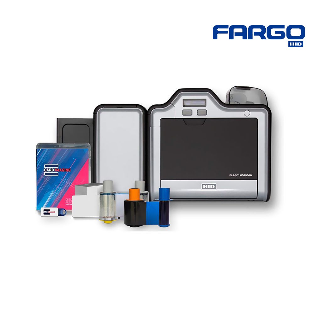 Fargo HDP5000 ID Card Printer with MAG Encoder