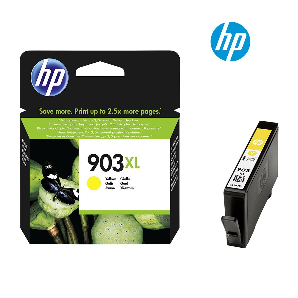 Hp 903XL High Yield Yellow Original Ink Cartridge [T6M11Ae] | Works With Hp  Officejet Pro 6960, 6970, 6950 Printers