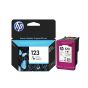 HP 123 Tri-Color Ink Cartridge (F6V16A) For HP DeskJet 2630, 3639, 1110, 2132, 3630, 4520, 5010, 5020, 5030, 2620, 2130   All-in-One Printer