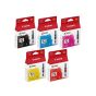 Canon PGI-72 Ink Cartridge 1 Set | Black | Colour| For Canon PIXMA iX5000, iX4000i, P3500, iP4200, iP3300