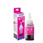 Epson 673 Magenta Original Ink Bottle 70ml  For EPSON L800, 801, 805, 810L, 850, 1800 Printers