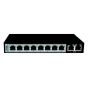 D LINK DES-F1010P-E 8 + 2 1000Mbps 250m PoE Switch