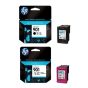 HP 901 Ink Cartridge 1 Set | Black CC653A | Colour CC656A for HP Officejet J4500, 4500, J4680 All-in-One Printer