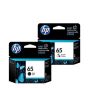 HP 65 Ink Cartridge 1 Set | Black N9K02AN | Colour N9K01AN for HP DeskJet 2624, 2652, 2655, 3722, 3752, 3755, 3758 Printer