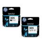 HP 305 Ink Cartridge 1 Set | Black 3YM61AE | Colour 3YM60AE For HP DeskJet 2320, 2710, 2720, 2721, 2722, 2723, 2724, Plus 4110, 4120, 4130, ENVY 6010, 6020, 6022, 6030, 6032,  ENVY Pro 6420 , 6422 , 6430, 6432 All-in-One Printer