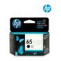 HP 65 Black Ink Cartridge (N9K02AN) for HP DeskJet 2624, 2652, 2655, 3722, 3752, 3755, 3758 Printer
