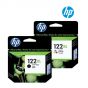HP 122XL Ink Cartridge 1 Set | Black CH563H | Colour CH564HL for HP Deskjet 1000, 2000, 2050, 3000, 3050 Printer