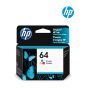 HP 64 Tri-color Ink Cartridge (N9J89AN) for HP ENVY Photo 7155, 6255, 7855, Tango X, Tango Printer