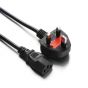  3-Pin Universal Power Cord with Fuse