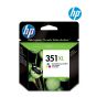 HP  351XL Tri-color High Yield Original Ink Cartridge (CB338EE) for HP Deskjet D4200, D4245, D4260, D4263, D4300, Officejet J5700, J5730, J5780, J5785, J5790, Photosmart C4200, C4599, C5200, D5363 Priter