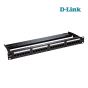 D-Link 24 Port Cat 6 UTP Fully Loaded Patch Panel - NPP-C61BLK241