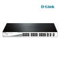 D LINK DES-1210- 28P 24-Port 10/100Base-T PoE with 2 1000BaseT Copper port & 2 Combo SFP/ Gigabit copper port Smart Switch 