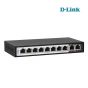 D LINK DES-F1010P-E 8 + 2 1000Mbps 250m PoE Switch