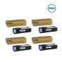 Dell 2FV35-Black|769T5-Cyan|8WNV5-Magenta|NPDXG-Yellow Toner Cartridge For Dell 2150cdn,  Dell 2150cn,  Dell 2155cdn,  Dell 2155cn,  Dell 2155cn MFP