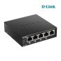 DGS-1005P 5-Port Desktop Gigabit PoE+ Switch