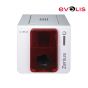 Evolis Zenius Expert Card Printer (Single Side, Smart & Contactless Enc, Red)