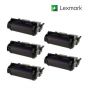 Lexmark 12A5845-Black|12A7365-Black|12A7469-Black|12A8425-Black 1 Set Toner Cartridge For Lexmark T520,  Lexmark T520 SBE,  Lexmark T520DN,  Lexmark T520N,  Lexmark T520N SBE,  Lexmark T522,  Lexmark T522DN,  Lexmark T522N