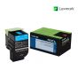 Lexmark 70C1XC0 Cyan Toner Cartridge For Lexmark CS510de, Lexmark CS510dte