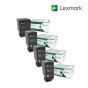 Lexmark 74C1HK0-Black|74C1HC0-Cyan|74C1HM0-Magenta|74C1HY0-Yellow 1 Set Toner Standard Cartridge For Lexmark CS725de, Lexmark CS725dte Printers
