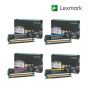 Lexmark C5340KX-Black|C5340CX-Cyan|C5340MX-Magenta|C5340YX-Yellow 1 Set Standard Toner Cartridge For  Lexmark C534, Lexmark C534dn, Lexmark C534dtn, Lexmark C534n