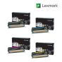 Lexmark C746A1KG-Black |C746A1CG-Cyan|C746A1MG-Magenta|C746A1YG-Yellow 1 Set Standard Toner Cartridge For Lexmark C746dn, Lexmark C746dtn, Lexmark C746n, Lexmark C748de, Lexmark C748dte, Lexmark C748e