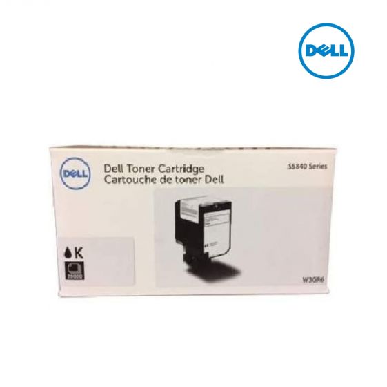  Dell W3GR6 Black Toner Cartridge For Dell Color Smart Printer S5840cdn,  Dell S5840cdn