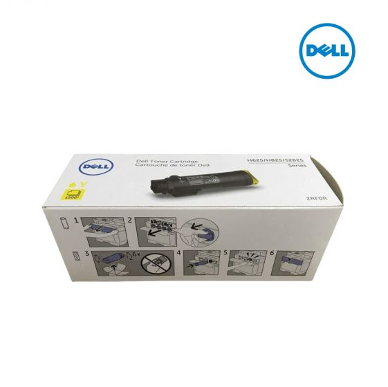  Dell 2RF0R Yellow Toner Cartridge For Dell Color Cloud H825cdw MFP,  Dell H625,  Dell H625cdw,  Dell H825cdw,  Dell S2825cdn