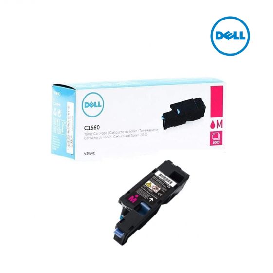  Dell V3W4C Magenta Toner Cartridge For Dell C1660w