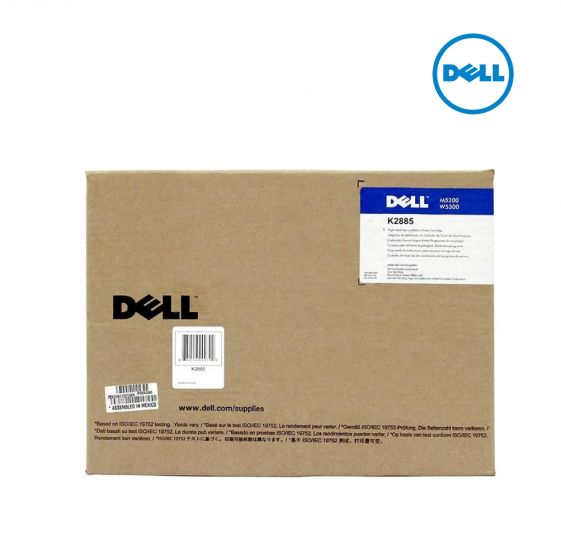  Compatible Dell K2885 Black Toner Cartridge For Dell M5200n,  Dell W5300n